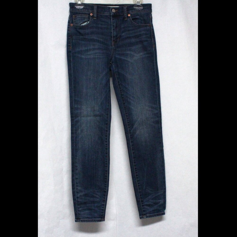 Women's Size 28 Madewell High Riser Skinny Denim Blue Jeans